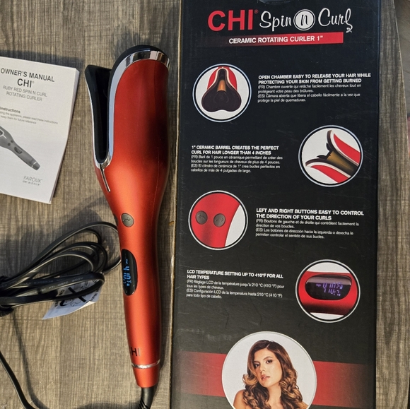 CHI Spin N Curl Curling Iron - Picture 4 of 5